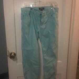 Baby blue fade wash jeans